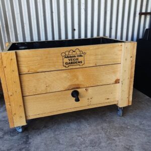 Patio Wicking Bed on Wheels
