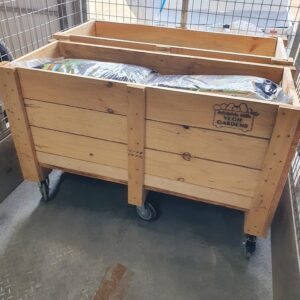 Small Wicking Bed on Wheels